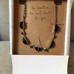 Chloe + Isabel Onyx/Smokey Topaz Necklace